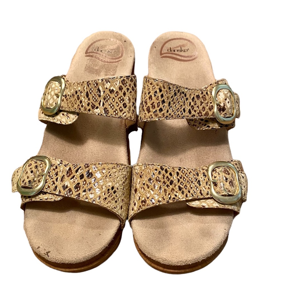 Dansko Sophie Platform Wedge Clog Comfort Sandals… - image 4